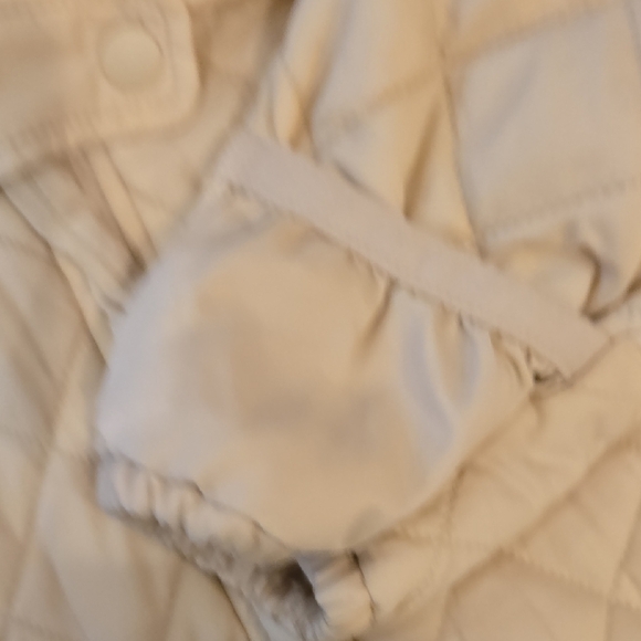 Uniqlo Quilted Tan Hooded Baby Footie - Picture 3 of 7